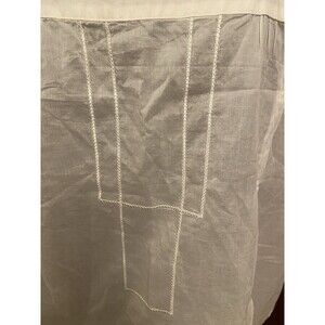 Apostrophe Sleeveless Top Sz-XL White 100% Cotton Square Neck Casual or Dressy